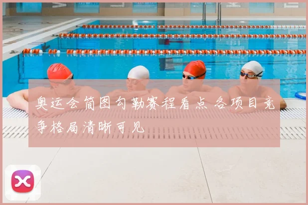 奥运会简图勾勒赛程看点 各项目竞争格局清晰可见